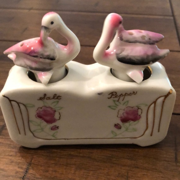 Kitchen Vintage Flamingo Salt Pepper Shakers Poshmark